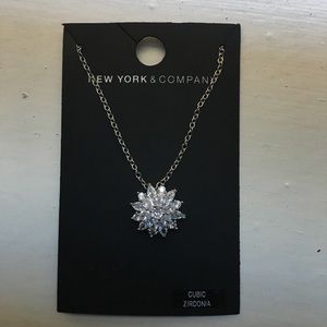 Flower CZ Necklace
